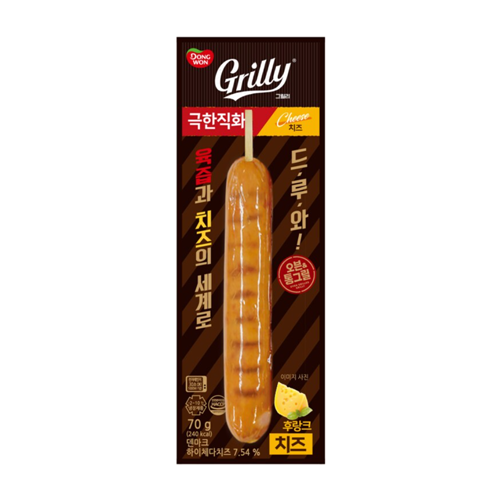 동원)그릴리극한직화후랑크치즈 70g